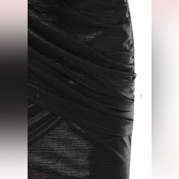 House of CB “Diana” Black Exaggerated Frill XS Dress - Picture 12 of 16